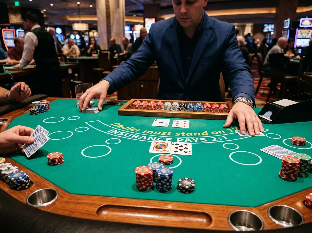 Blackjack at United AU live dealer casino