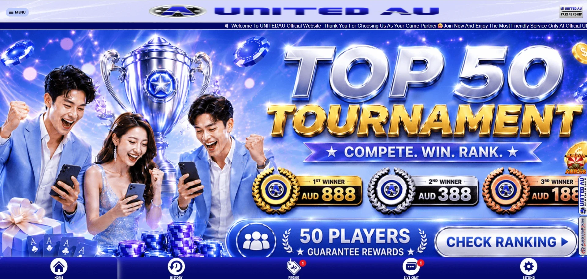 UnitedAU United AU online casino